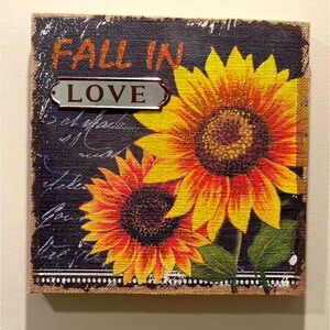 SUNFLOWER WOVEN FALL SIGN
